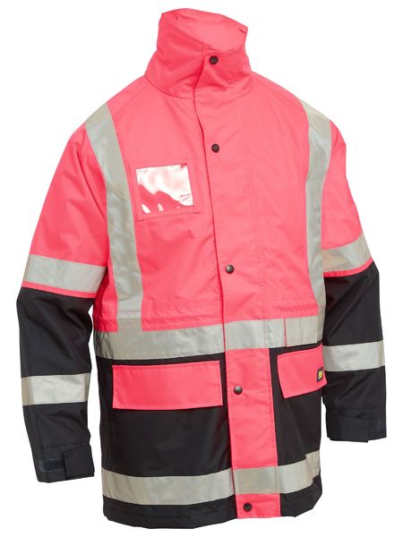 Bisley Taped 5 In 1 Rain Jacket -(BK6975)