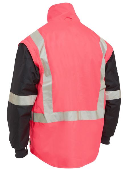 Bisley Taped 5 In 1 Rain Jacket -(BK6975)