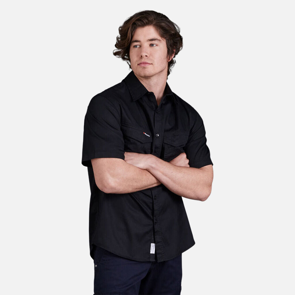 King Gee-King Gee Tradies Shirt S/S--Uniform Wholesalers - 2