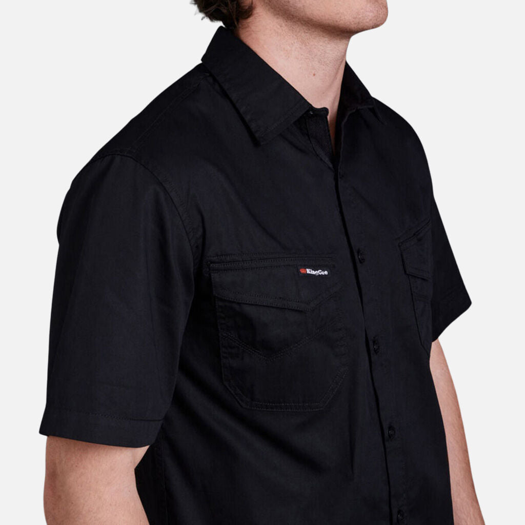 King Gee-King Gee Tradies Shirt S/S--Uniform Wholesalers - 4