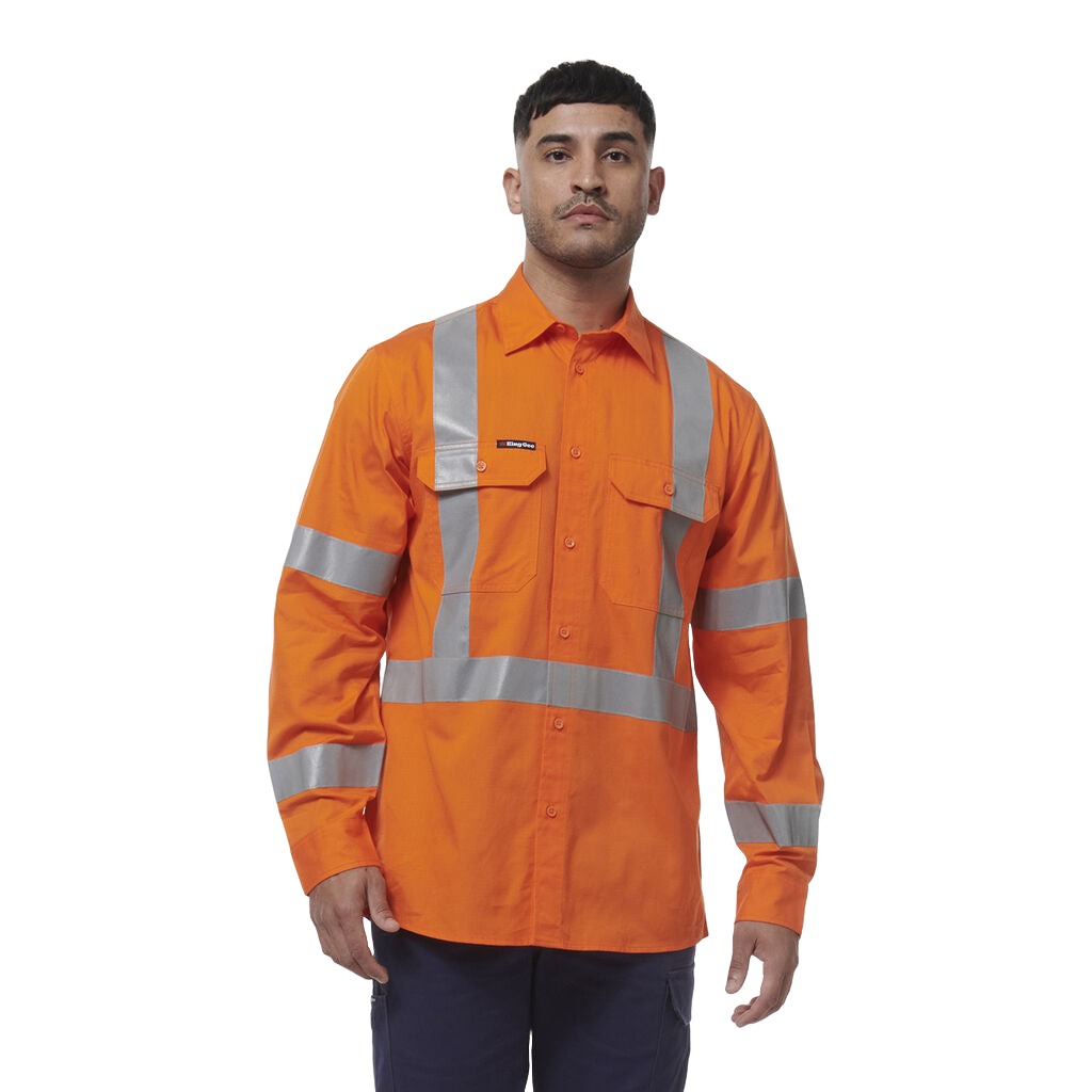 King Gee Workcool Vented NSW Rail Shirt (K54016)