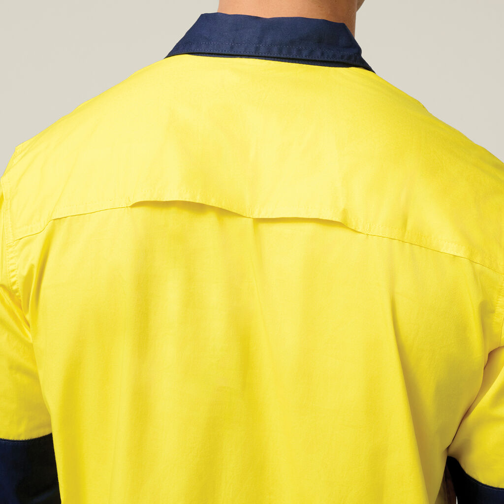 Hard Yakka Core Hi-Vis 2 Tone Vented Long Sleeve Shirt (Y07558)